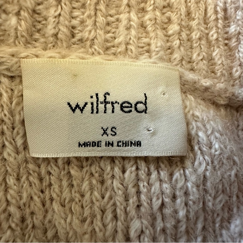 Wilfred Atwood Sweater Size XS Tan - Picture 4 of 11